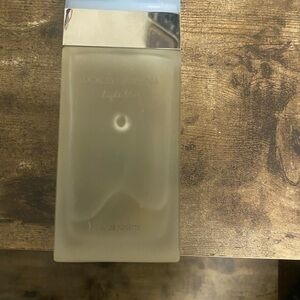 Dolce & Gabbana Frosted Glass Perfume with Silver Cap